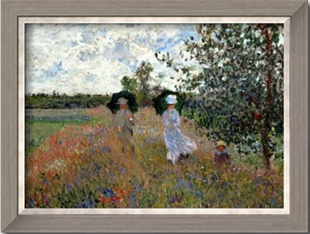 Promenade Near Argenteuil, 1873 - Claude Monet Paintings